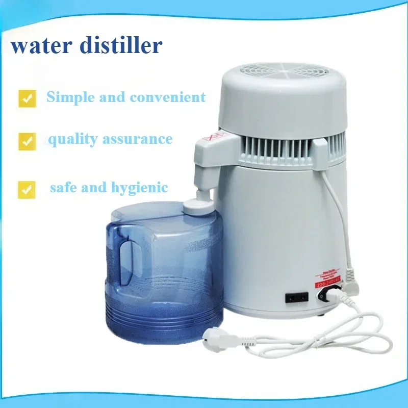 

4L Pure Water Distiller Dental Distilled Water Machine 304 Stainless Steel Dental Distillation Purifier 110v 220v Dental Product