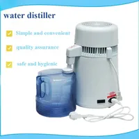 4L Pure Water Distiller Dental Distilled Water Machine 304 Stainless Steel Dental Distillation Purifier 110v 220v Dental Product