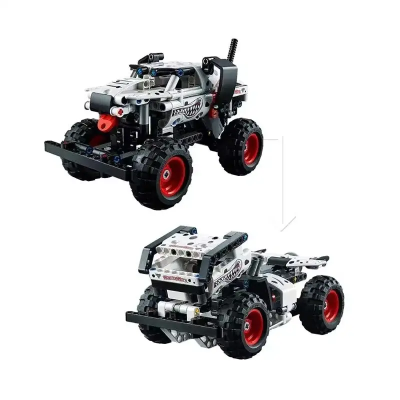 Technical Spotted Dog Off-road Racing Building Blocks Hypercar 42150 Brick Cross Country Vehicle Model Toys Kid Adult For Gifts