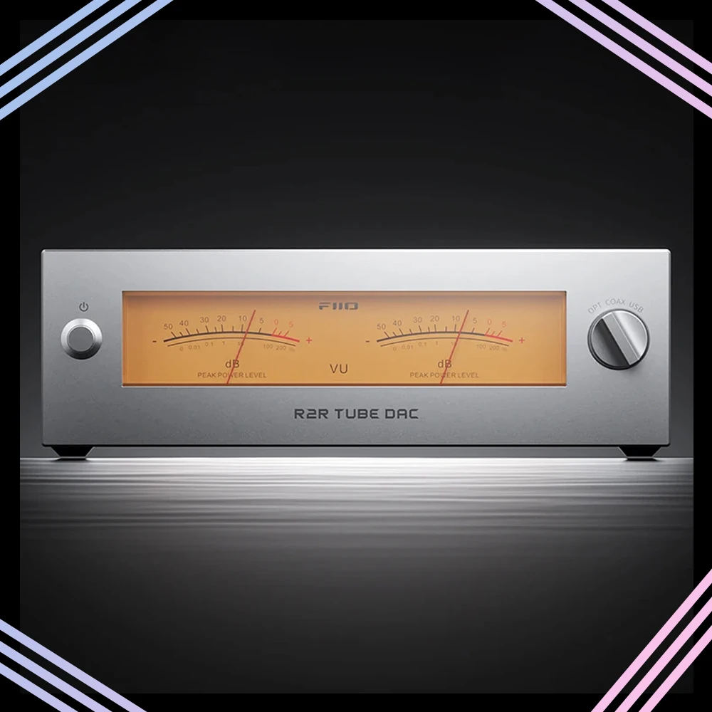 FiiO WARMER R2R Tube DAC/Amp, Fully Balanced 24Bit R2R Architecture, JJ E88CC Tube Buffer, USB/Optical/Coaxial Inputs
