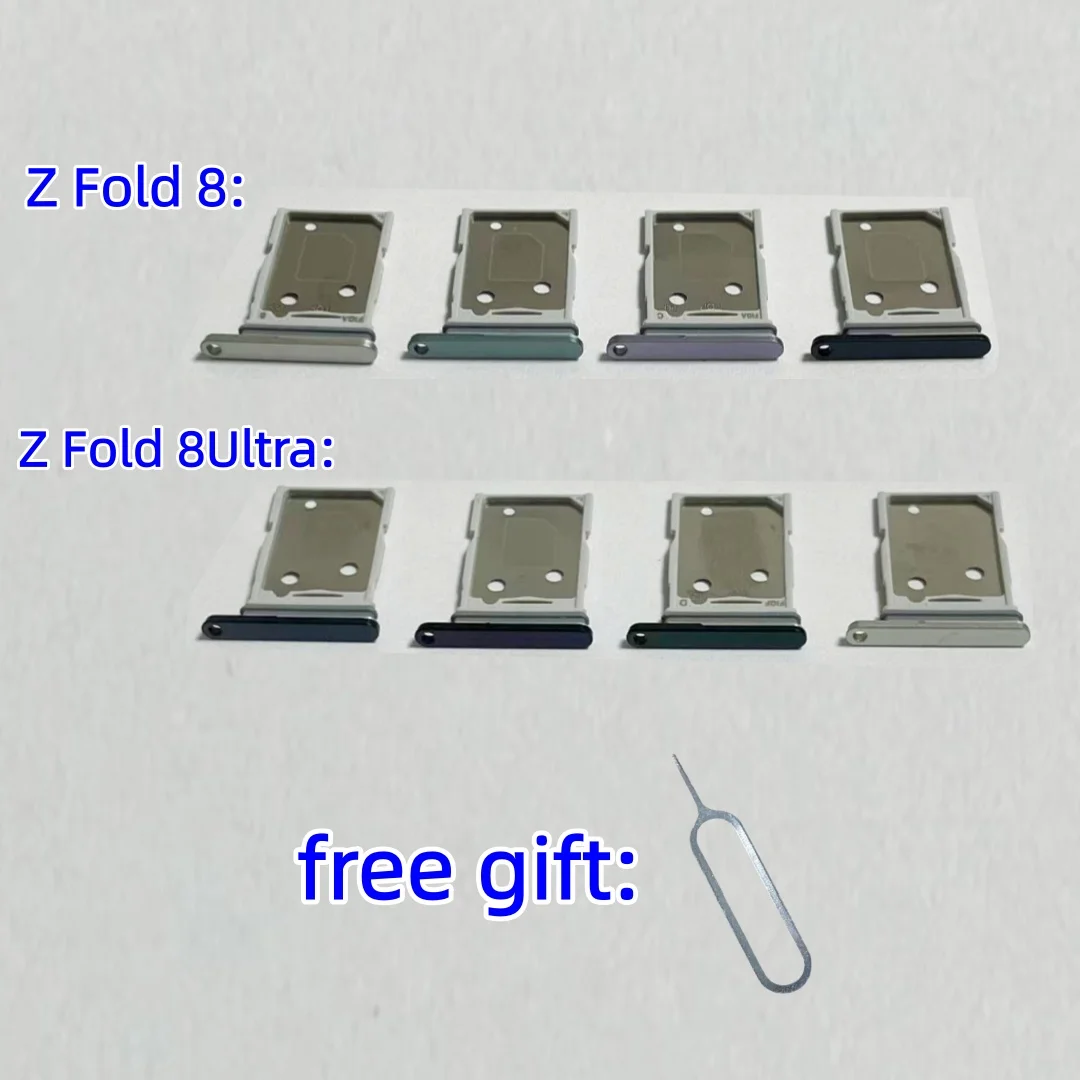 SIM Card Tray chip slot drawer card Holder For Samsung Galaxy Z Fold8 Zfold8Ultra SM-F971U F976B F976N drawer chip card tray