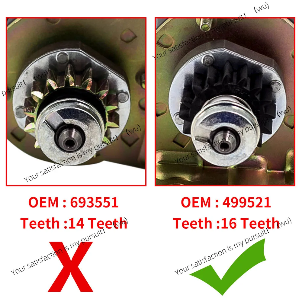 For Briggs & Stratton Toro lawn mower starter 16 teeth  499521 5778 SBS0004 399169 691262 795121 BS-399169 AM106883 AM38136