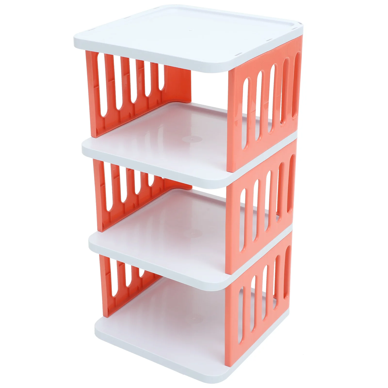 

Multi-layer Shoe Rack 4 Tiers Black White Storage Organizer Compact Space-saving Shoe Cabinet For Home Dormitory Entryway
