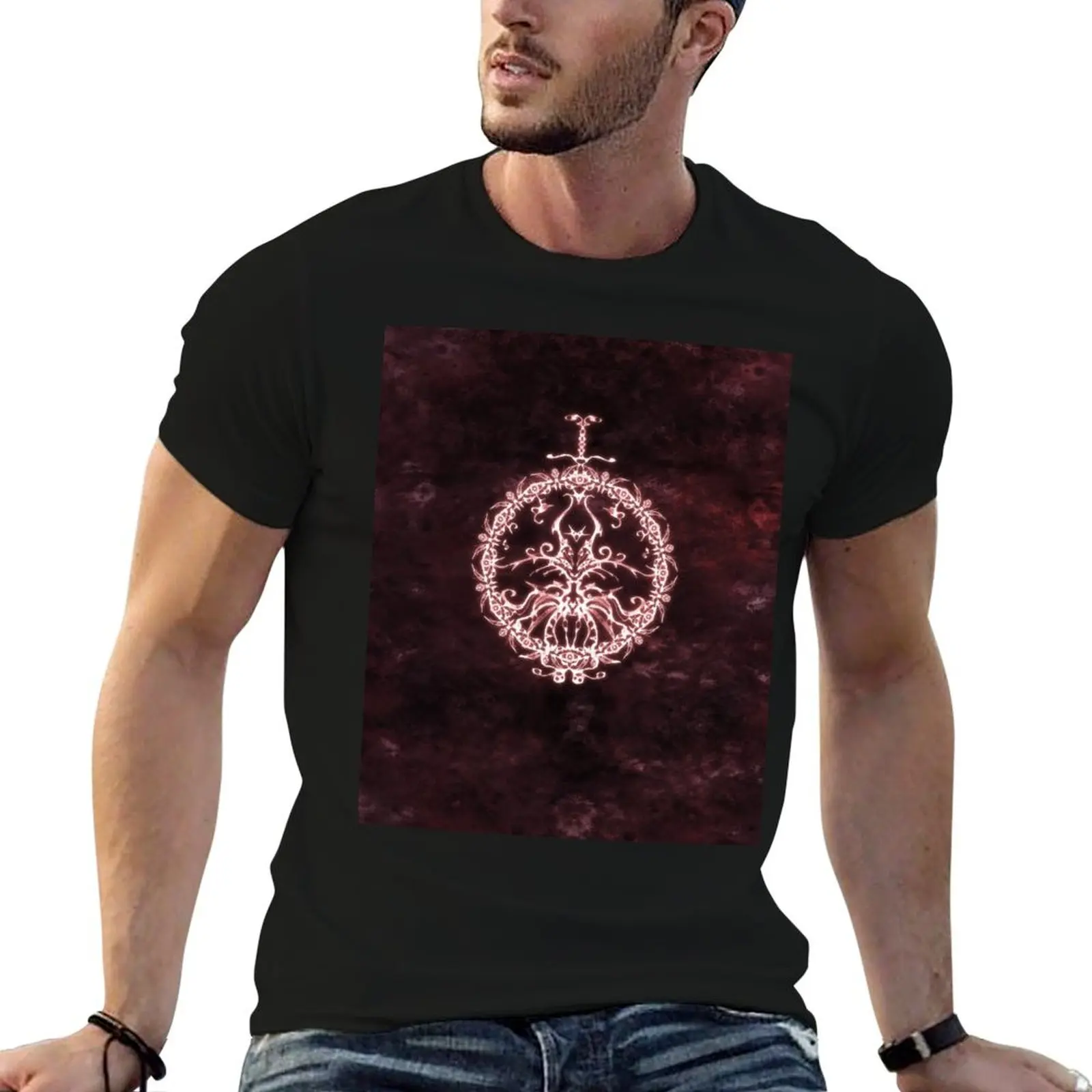 

The All-Seeing Goat, glowing version T-Shirt Aesthetic clothing anime stuff sweat shirts, men