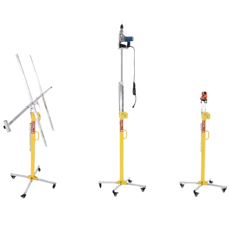 

Multifuntional Rotating Lifting Table 2-in-1Gypsum Board Lift 4.5M 5M Lifting Height Portable Small Ceiling Tool Plate