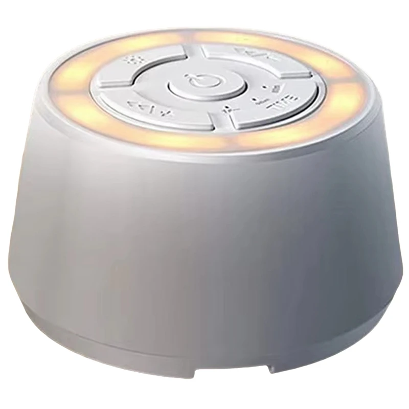 B03B-Baby White Noise Machine USB Rechargeable Timed Shutdown Sleep Machine Baby Sleep Sound Player Timer Noise Player