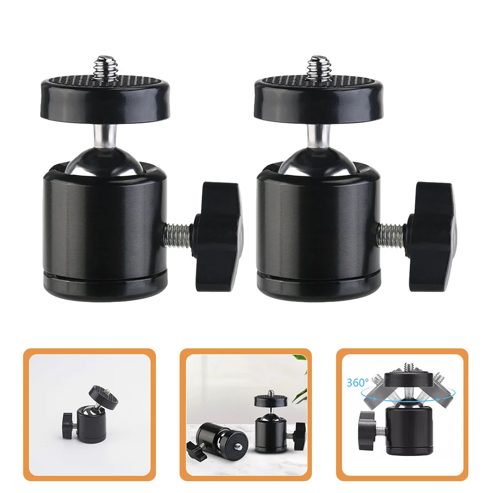 

2Pcs Adjustable Tripod Mount Adapter with Wing Nut Lock for Camera Smartphone LED Video Light Accessories Hot Shoe Mount