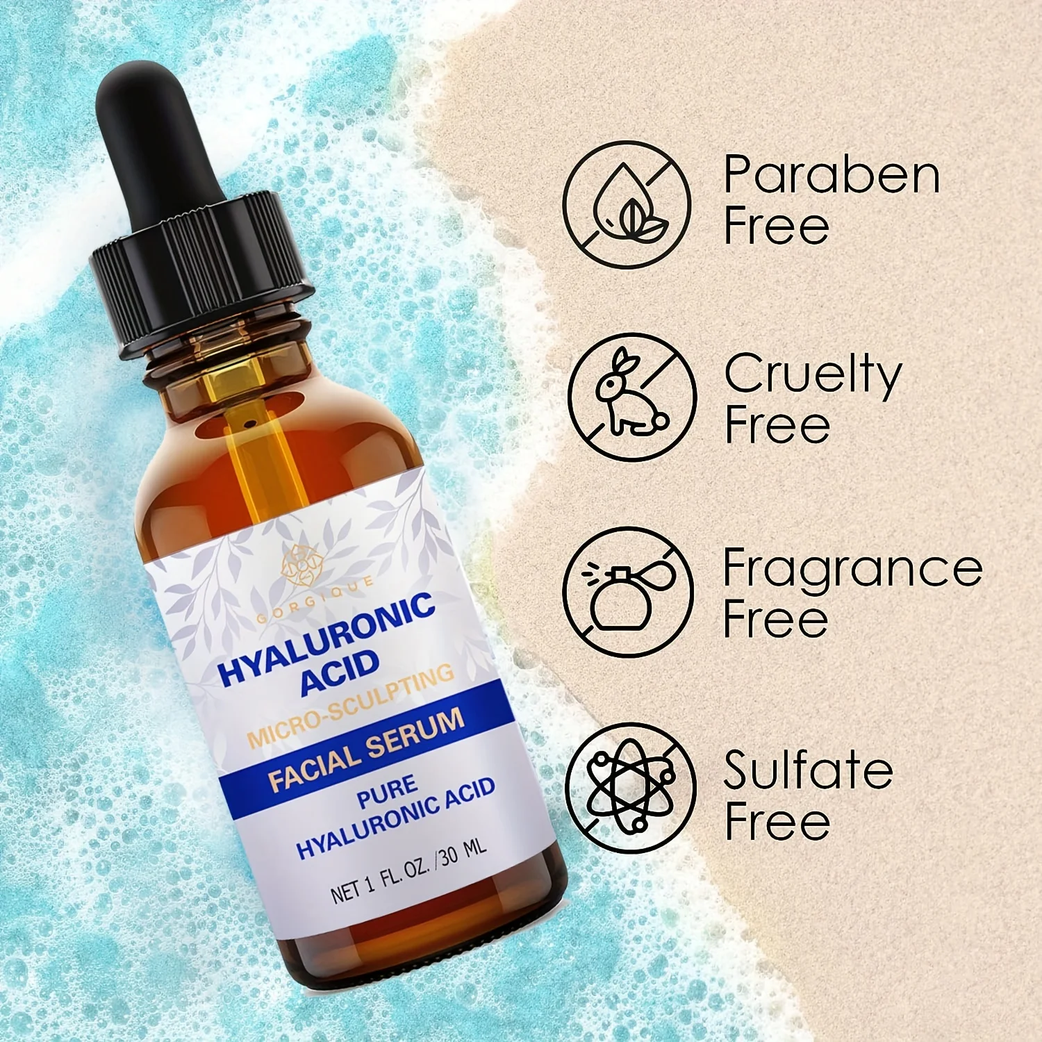 Hyaluronic Acid for Face 100% Pure Strength Formula Anti Aging Serum for Your Skin