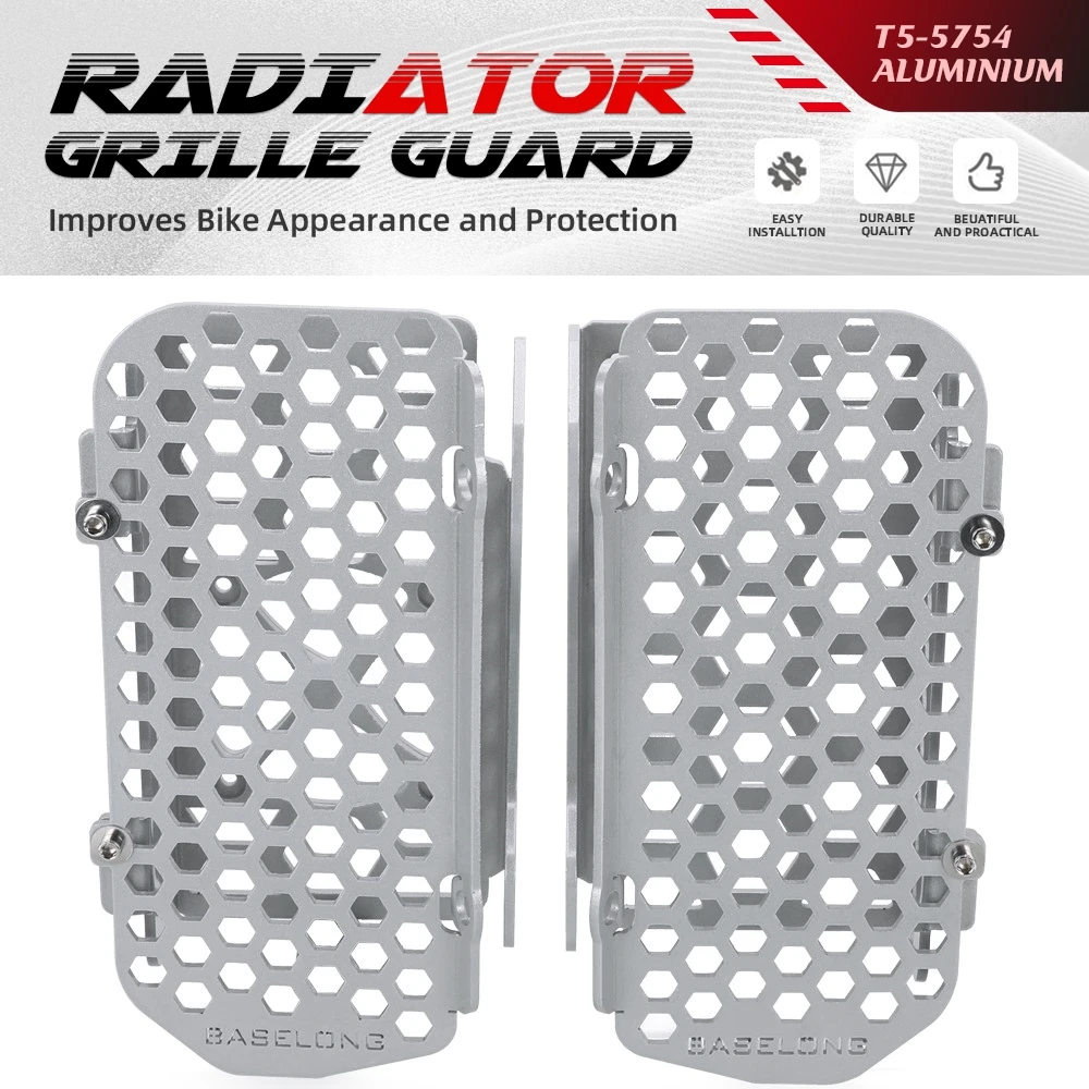 

FOR GASAGS MC EC EX 125 250 300 250F 350F 450F 2T 4T 2021-2022-2023-2024 Radiator Grille Guard Cover Oil Cooler Guard Protector