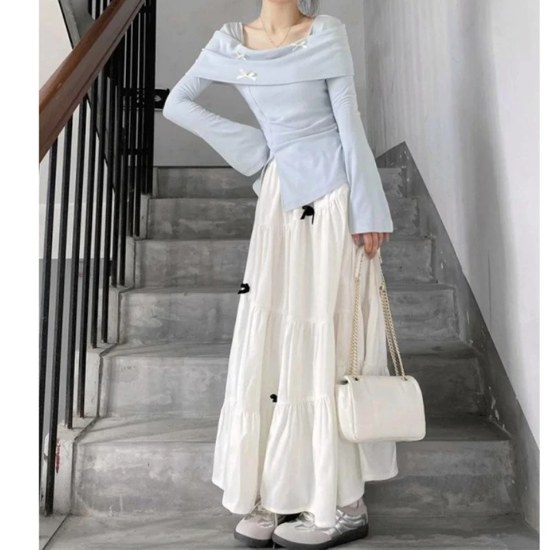 

Pre-autumn Outfit with A Complete Set of Dresses for Women's 2025 New Small Korean Outfit Temperament Long Skirt Set