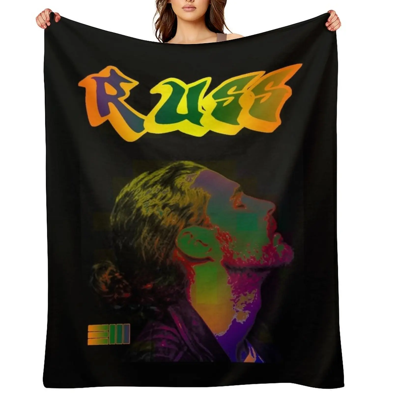 

Rus Throw Blanket Extra Large Throw Travel Luxury Designer Retros Blankets