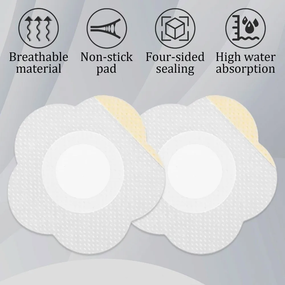 50pcs Non-Woven Fabric Disposable Navel Stickers Self-Adhesive Breathable Belly Button Protectors Castor Oil Pack Sticker Women