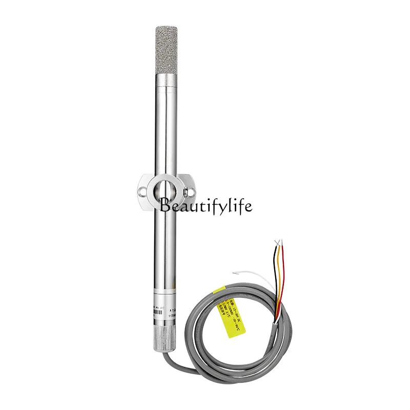 

Temperature and humidity sensor Pipeline transmitter, industrial grade metal high temperature resistant RS485