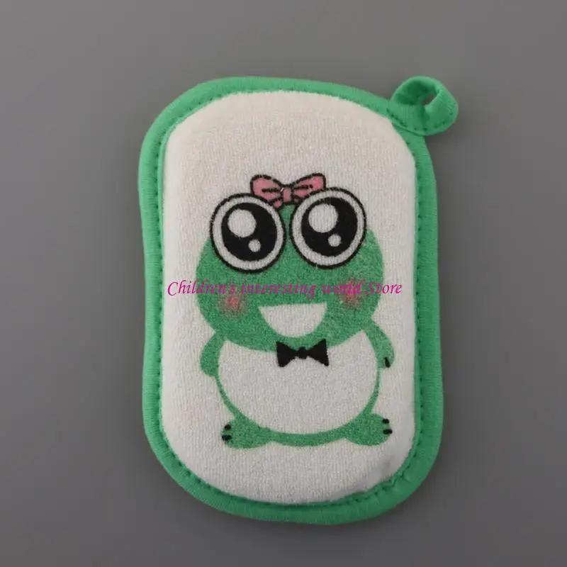 동물 패턴 베이비 목욕 스폰지 재미있는 목욕 시간 필수 인체 공학적 디자인 스폰지 425f