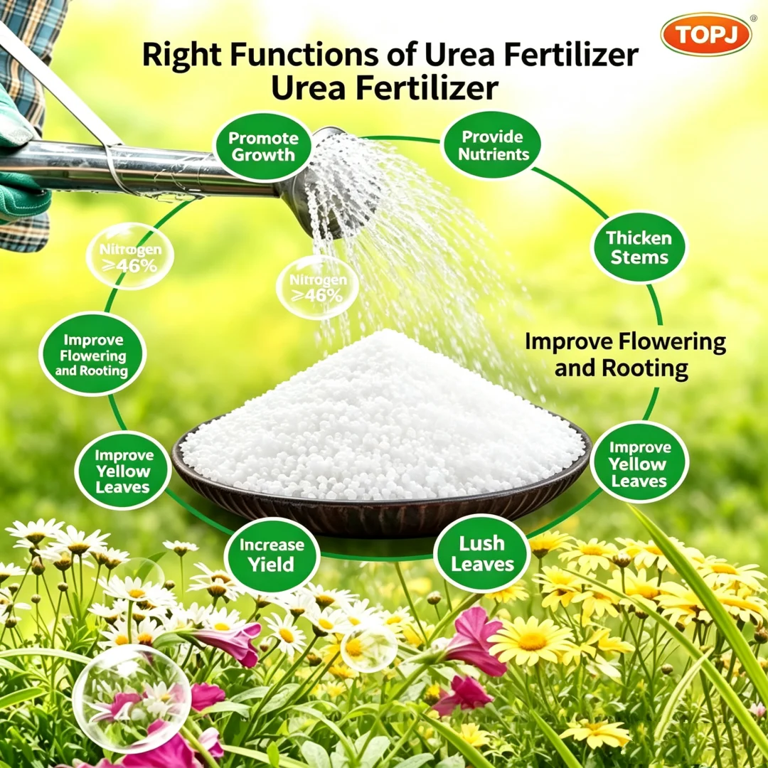 High Quality Urea N46% Fertilizer Agricultural Nitrogen Fertilizer Carbamide Fast Acting Fertilizer High Purity Carbamide