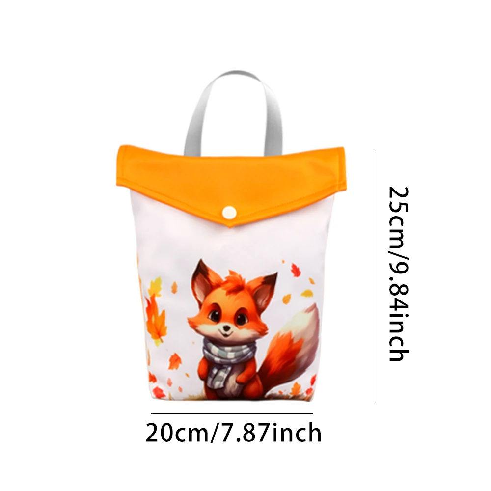 AI2 Multifunction Baby Diaper Bag Cute Cartoon Animal 20*25cm and 25*30cm Mommy Portable Storage Bags New Design Wet Bag