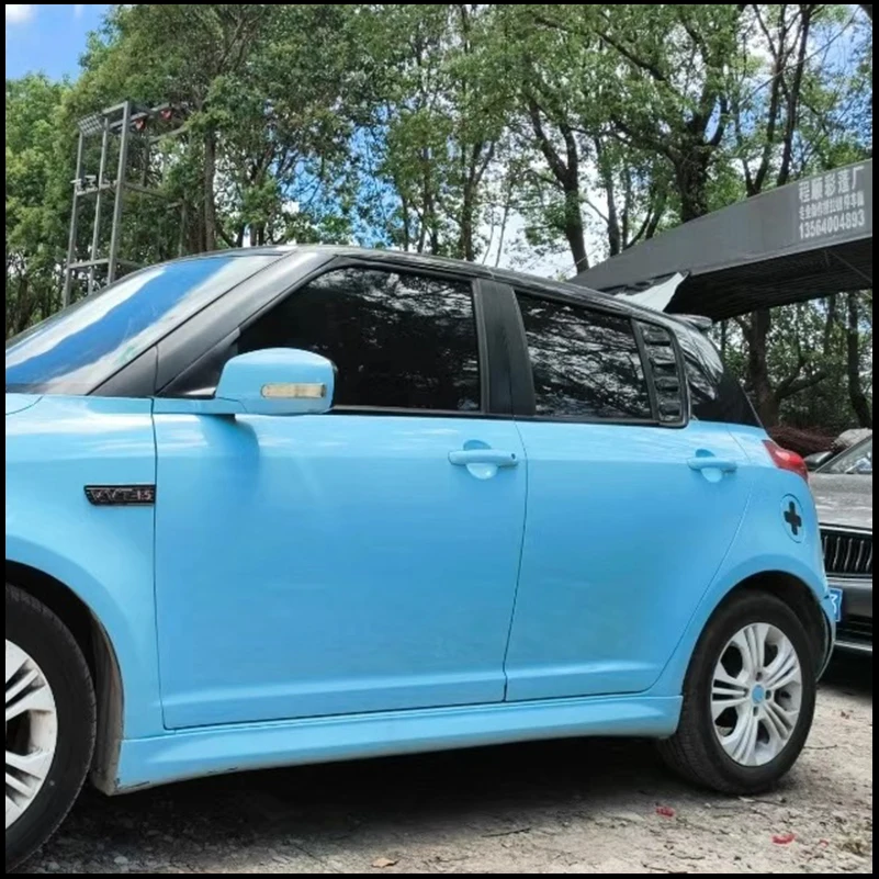 Car Styling For Suzuki Swift 2005-2010 4 Doors Rear Triangle Window Shades Shutter Louver Vent Scoop Cover Trim Auto Accessories