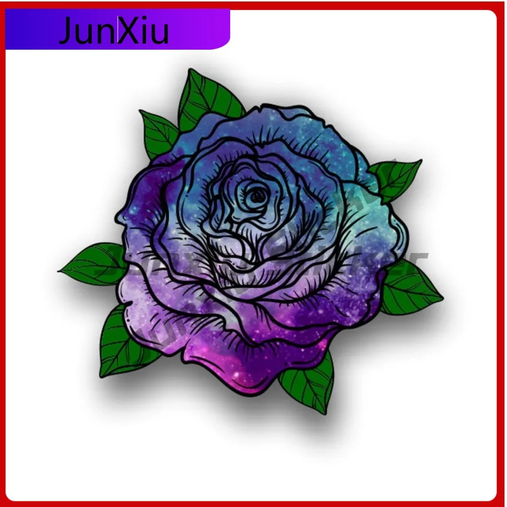 

Starry Sky Rose Waterproof Reflective Sticker Decal Accessories Car Bicycle Suv Bodywork Bumper Window Skateboard Laptop Rv Camp