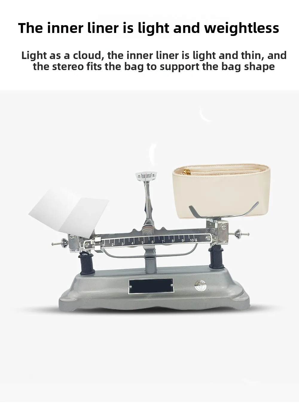Bag Organizer Insert For The Longchamp Inner Liner Mini Pouch Handbag Inner Orderly Neat Nylon Support Bag Insert Accessories