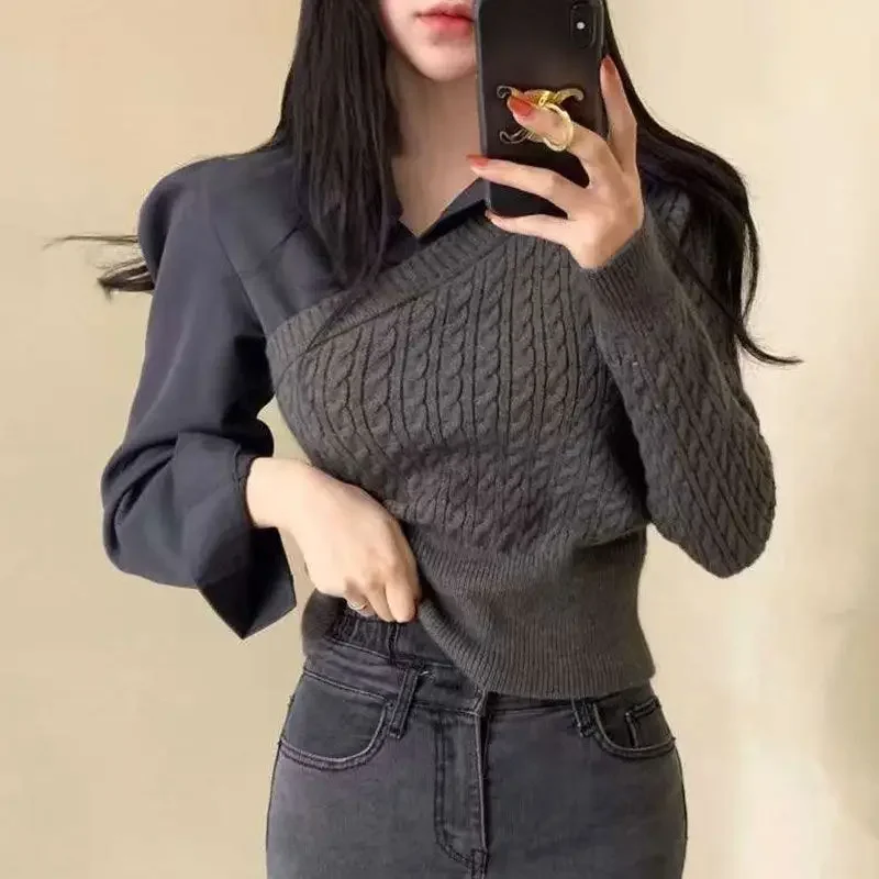 Ladies Pullovers Autumn Women's Knit Sweater Basic Elegant Attractive New Knitwear Warm Hot Sale Winter Youthful Aesthetic 2024