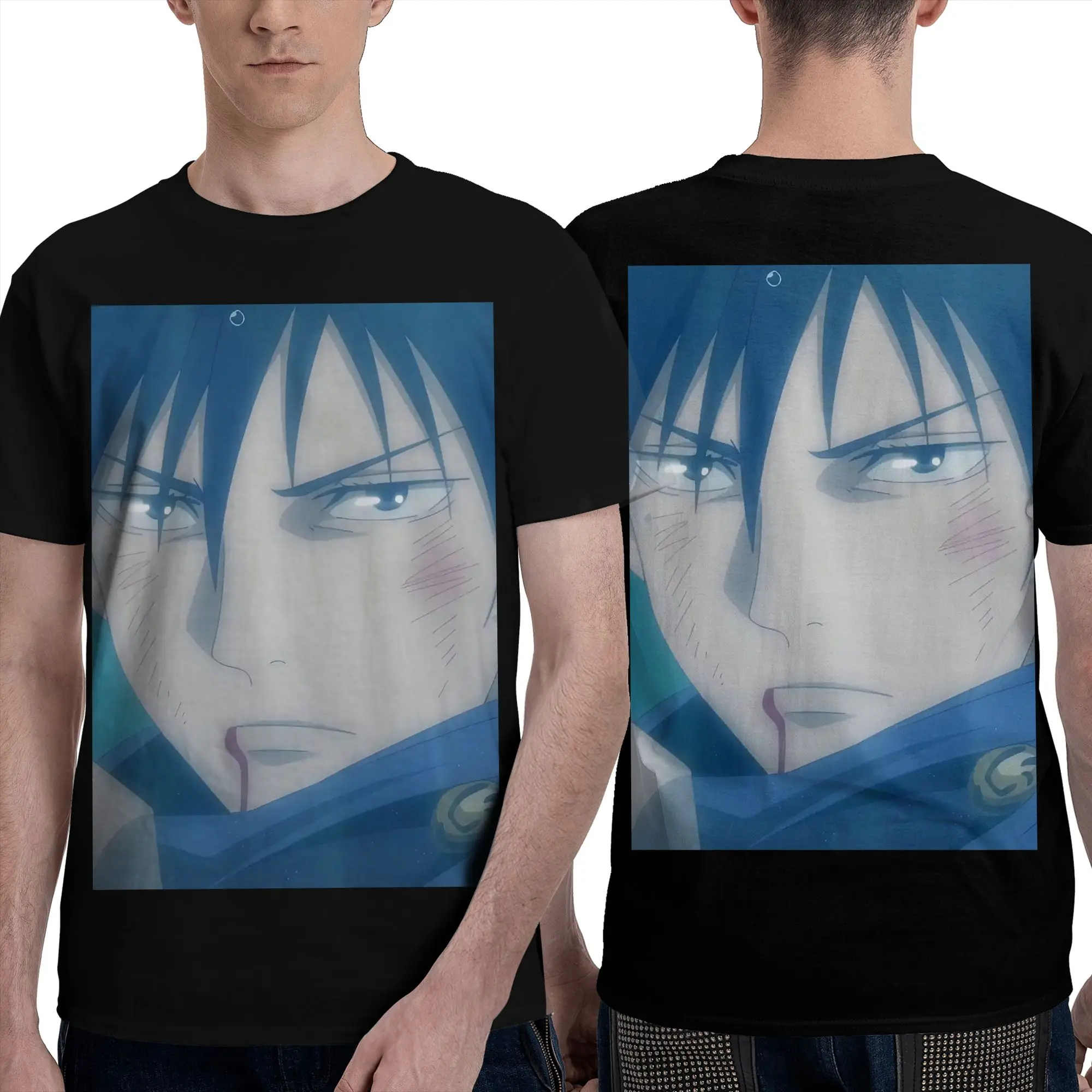 Megumi Besto Friendo Jujutsu Kaisen Sukuna Anime Men T-Shirt Double Sided Plus Size T Shirts Men's Cotton Tees Short Summer Male
