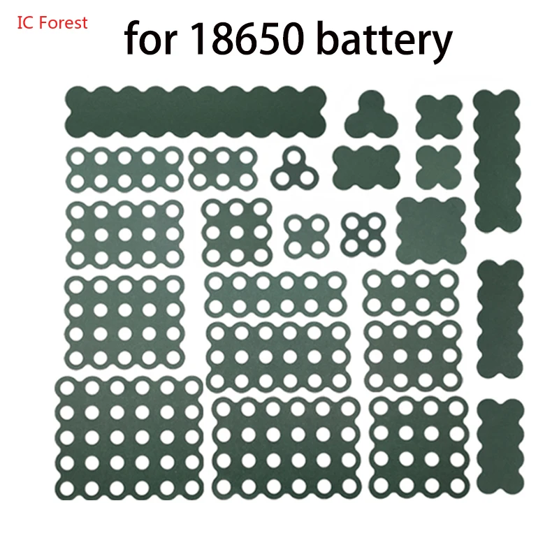 2P 3P 4P 5P 6P Hollow Solid 18650 batteria agli ioni di litio adesivo con guarnizione isolante positiva Highland guarnizione isolante in pizzo di