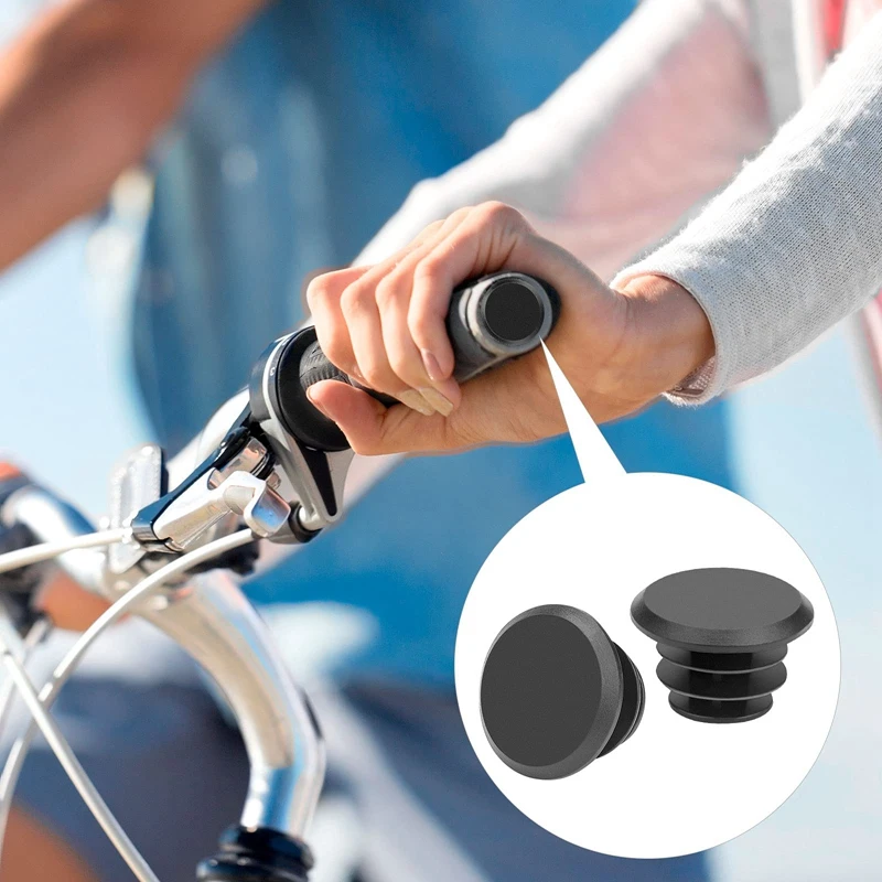 Tapones para manillar de bicicleta de montaña, tapones para manillar de bicicleta de carretera, de plástico, 50 piezas