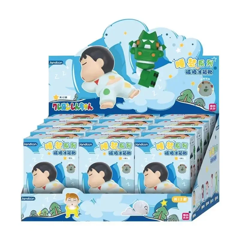 

Crayon Shinchan Blind Box Toys Sleeping Series Anime Fridge Sticker with Surprise Characters Doll Gifts Toys Collect Ornaments