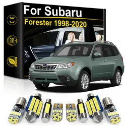 Car Interior LED Lights For Subaru Forester SJ SH SG SF 1998- 2008 2009 2010 2011 2012 2013 2018 2019 2020 Accessories Canbus