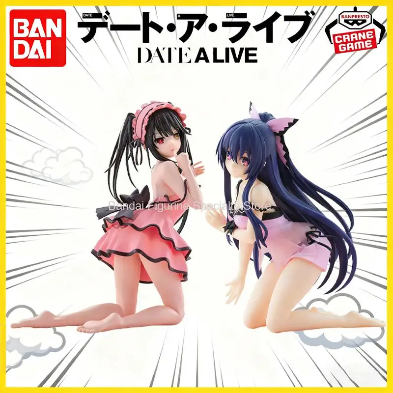 En stock Bandai séduction FIGURE DATE A LIVE Yatogami Tohka Tokisaki Kurumi vêtements en soie douce ver. Figurine d'anime modèle jouet cadeau