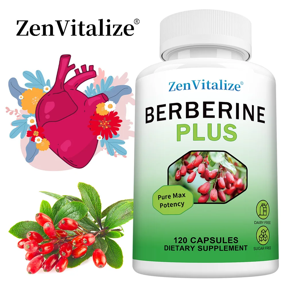 

Бербериновые капсулы — поддерживает здоровье сердечно-сосудистых, иммунитет, метаболизм и здоровое управление весом, 120 капсул