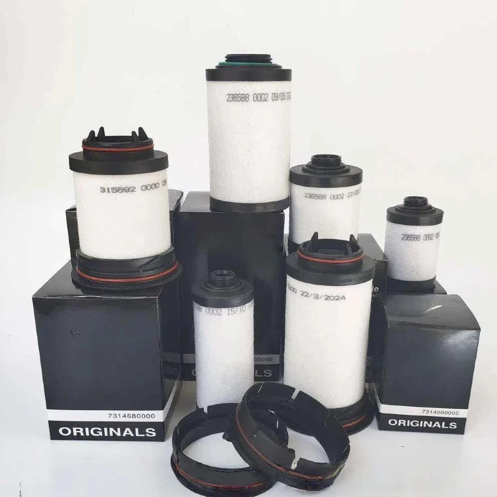 1pc for Rietschle 731468 vacuum pump exhaust filter element VC100 oil mist separation filter bracket 731630 retaining ring