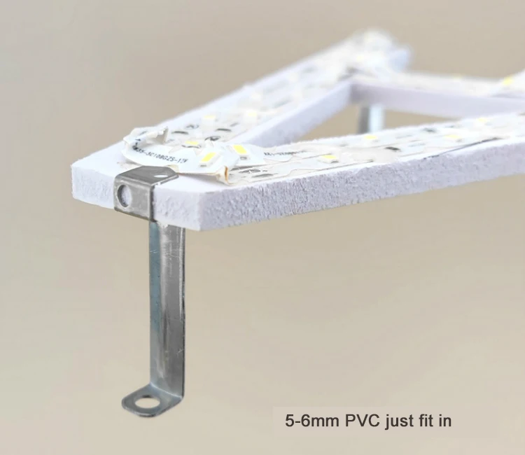 201 Edelstahl U-Hintergrundbeleuchtete Halterung für LED-Kanal-Buchstaben-Schilderhalterung, Installation 100 Stück/Packung – Detail 3