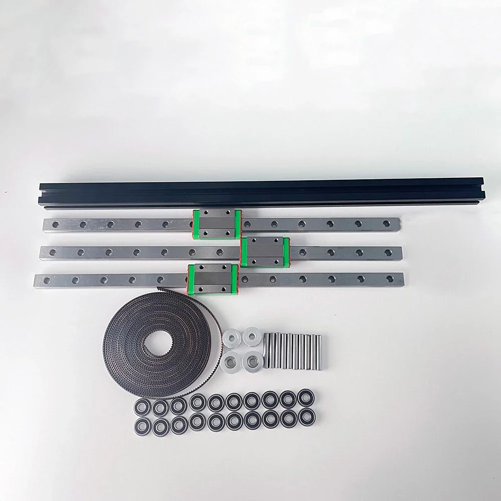 

ZeroG Mecury One GT2 LL-2GT RF Open Timing Belt Misumi Extrusion 2GT 20T Pulley F695-2RS MGN12H Linear Rail