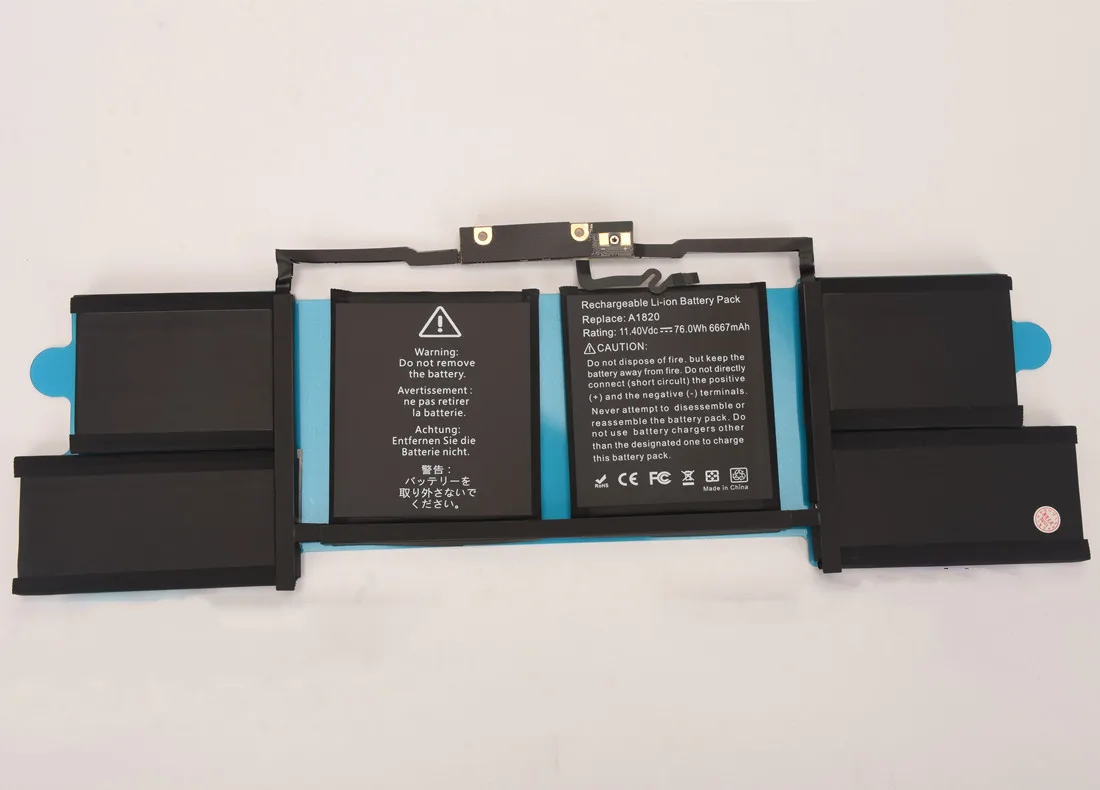 Used For Apple MacBook Pro 15” Laptop A1820 A1707 Battery 2016-2017 Laptops Power Bank