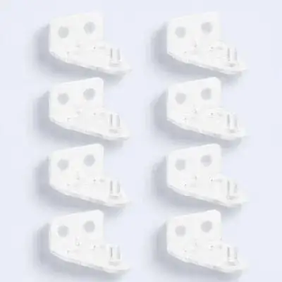 

8pcs Venetian Blind Connector Set Lightweight Shutter Tilt Easy Operation Curtain Track Roller Hook Sliding Wheel Wand