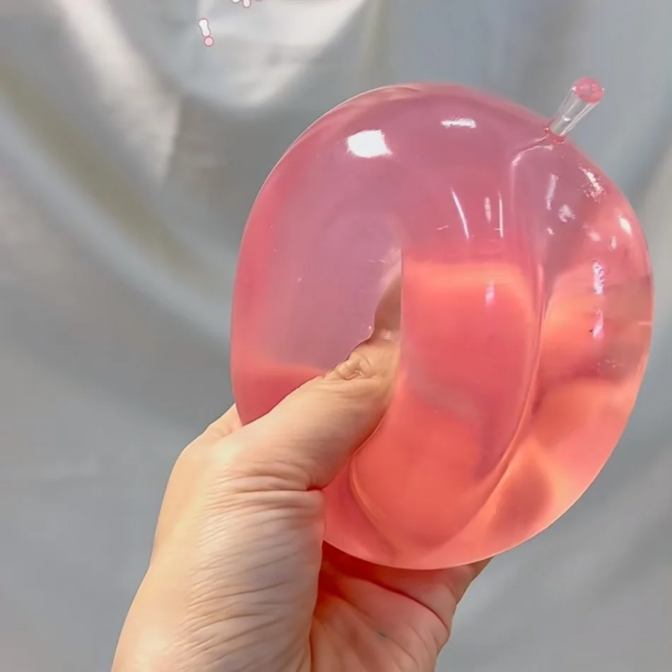 Squishy ASMR Apple Stress Ball Soft Fidget Sensory Toy for ADHD Autism Slow Rebound Squeeze Toy for Adults Kids Christmas Gift