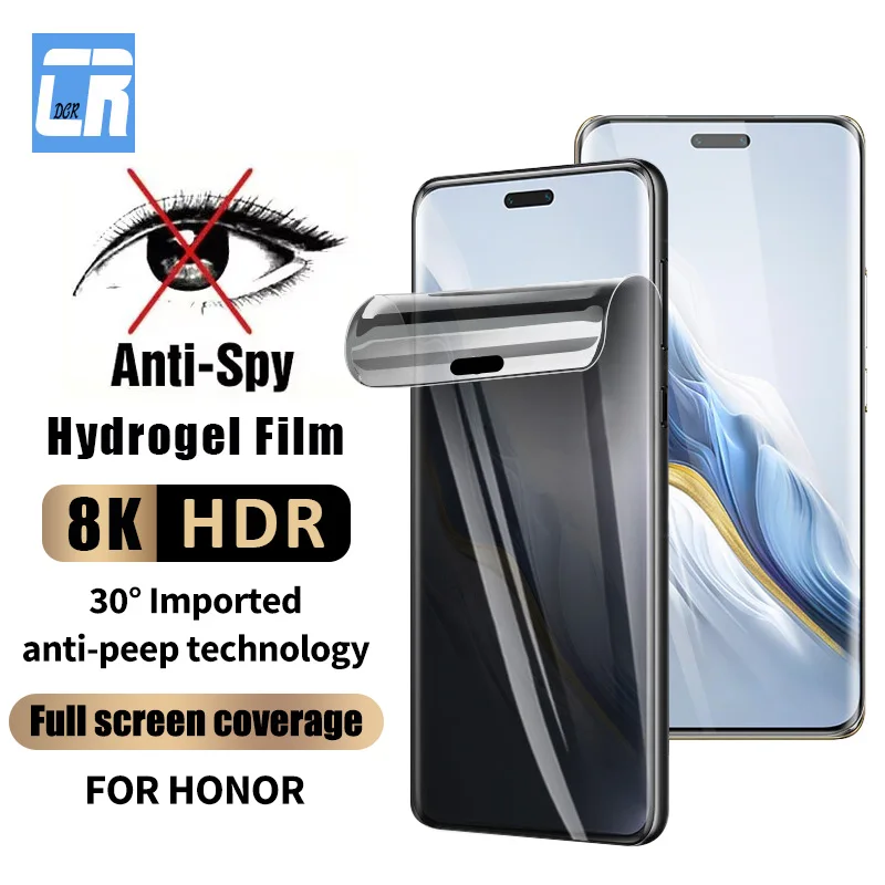 

Изогнутая Защитная 3d-пленка для экрана для Honor Magic 6 5 4 Pro Ultimate Anti Spy Гидрогелевая пленка для Magic 6 5 Lite, не стекло