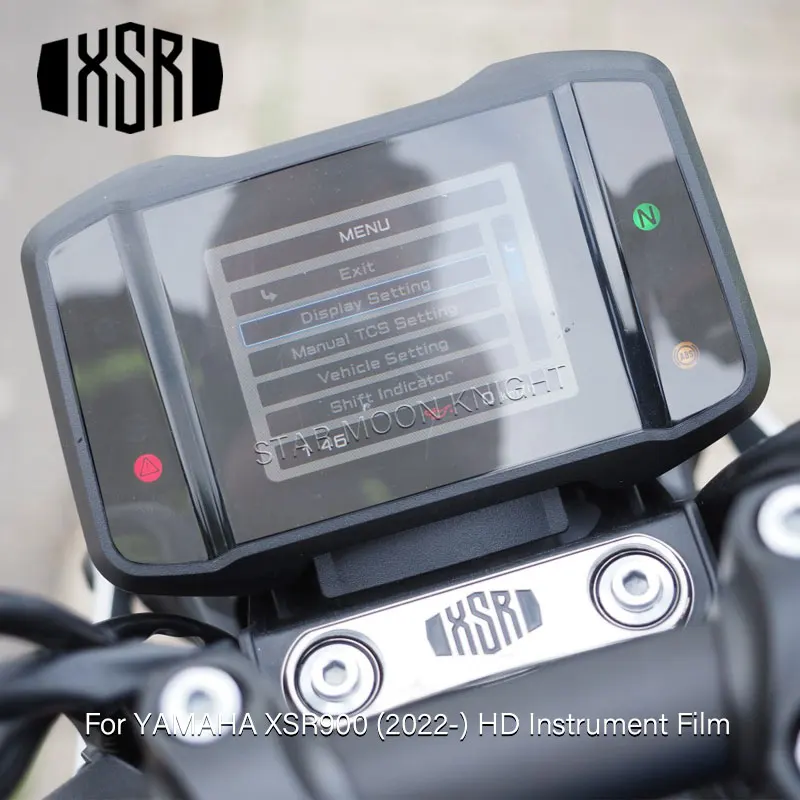 HD Instrument Film For Yamaha XSR900 XSR 900 2022 2023 Center Control Speedometer Anti-scratch Screen TPU Dashboard Protector