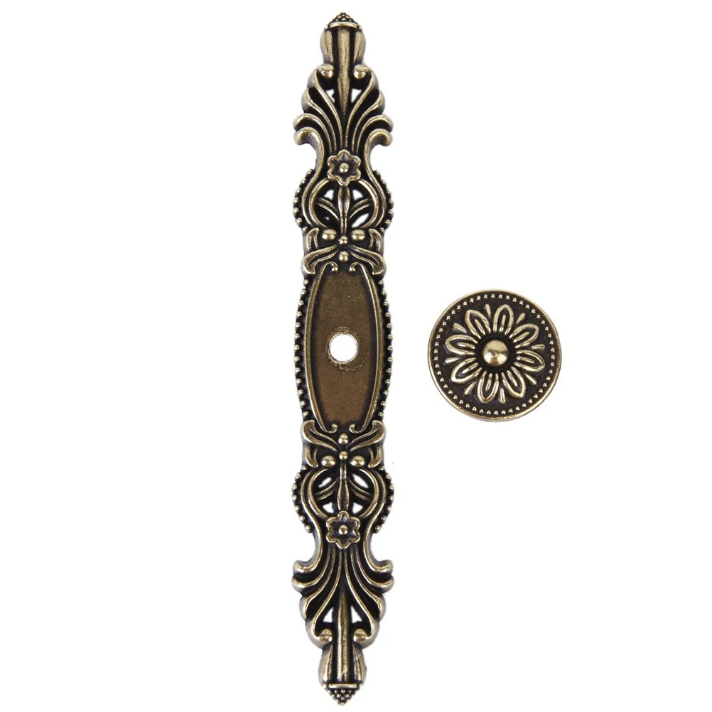 

2 Pcs Cabinet Handle Drawer Door Knob European Style Bronze Knobs for Cabinets Handles Blue Pulls