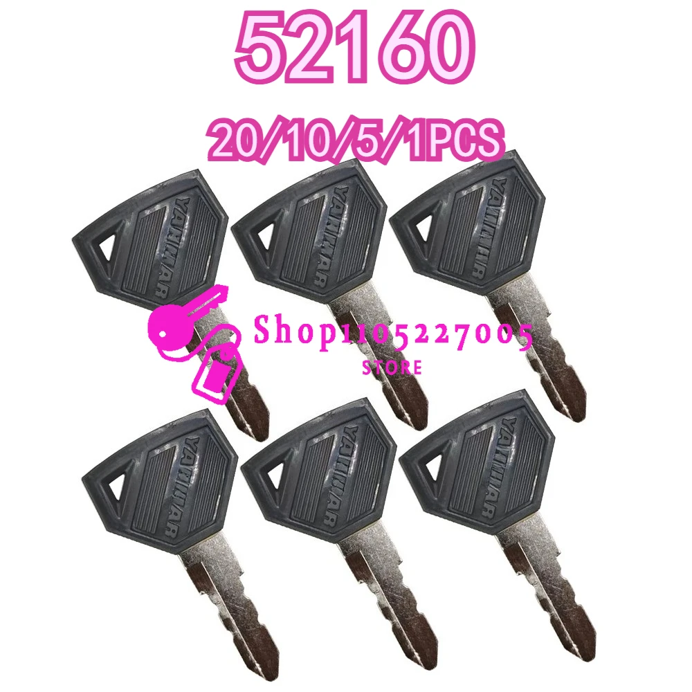 20/10/5/1PCS New 52160 Keys for Excavator Grader Dozer