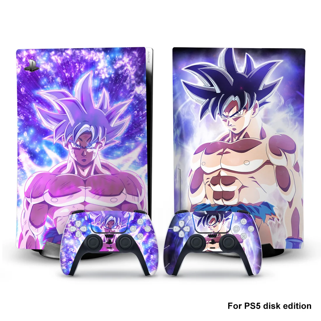 Dragon Ball PS5 Disk Edition Skin Sticker Decal Cover for PlayStation 5 Console+2 Controller Sticker Game Accessories