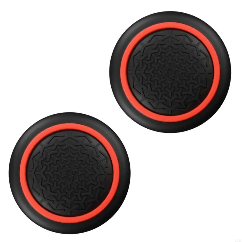 Silicone Double Color Thumbstick Caps Cover Shock Absorption For Gamepad Controller With Soft Grip And Protective Design 77JC