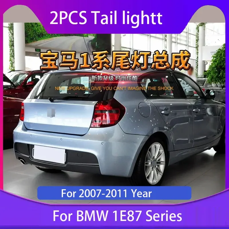 Car Accessories LED Taillight For BMW 1 Series E87 2007-2011 DRL Fog Rear Trailer lamps Turning Signal Voiture Plug And Play