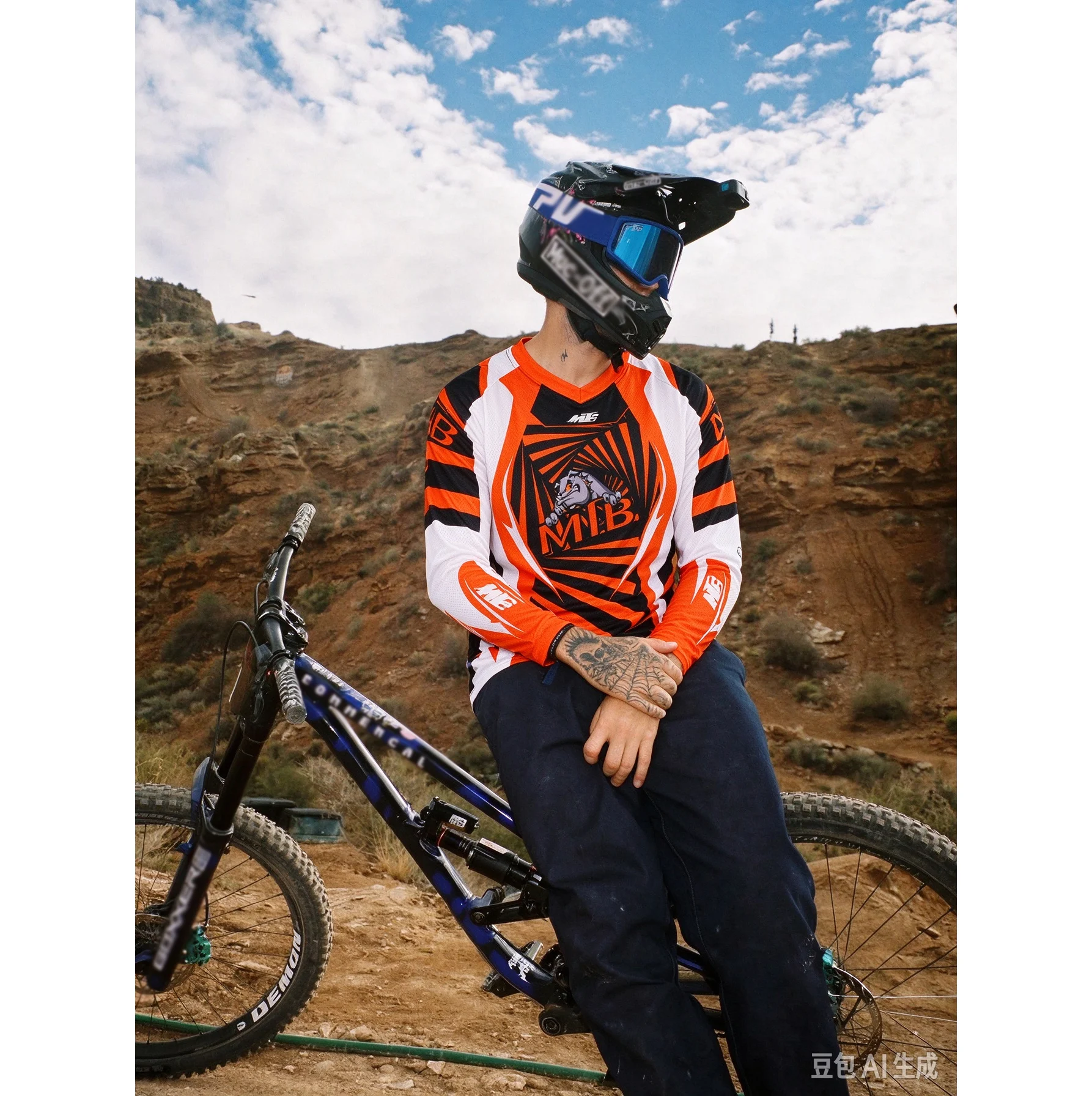 Autumn Motocross Jersey Youth Dirt Bike Jersey Shirt Off Road MTB Jersey Boys Motocycle Shirt Enduro DH MX Jersey Cycling Tops