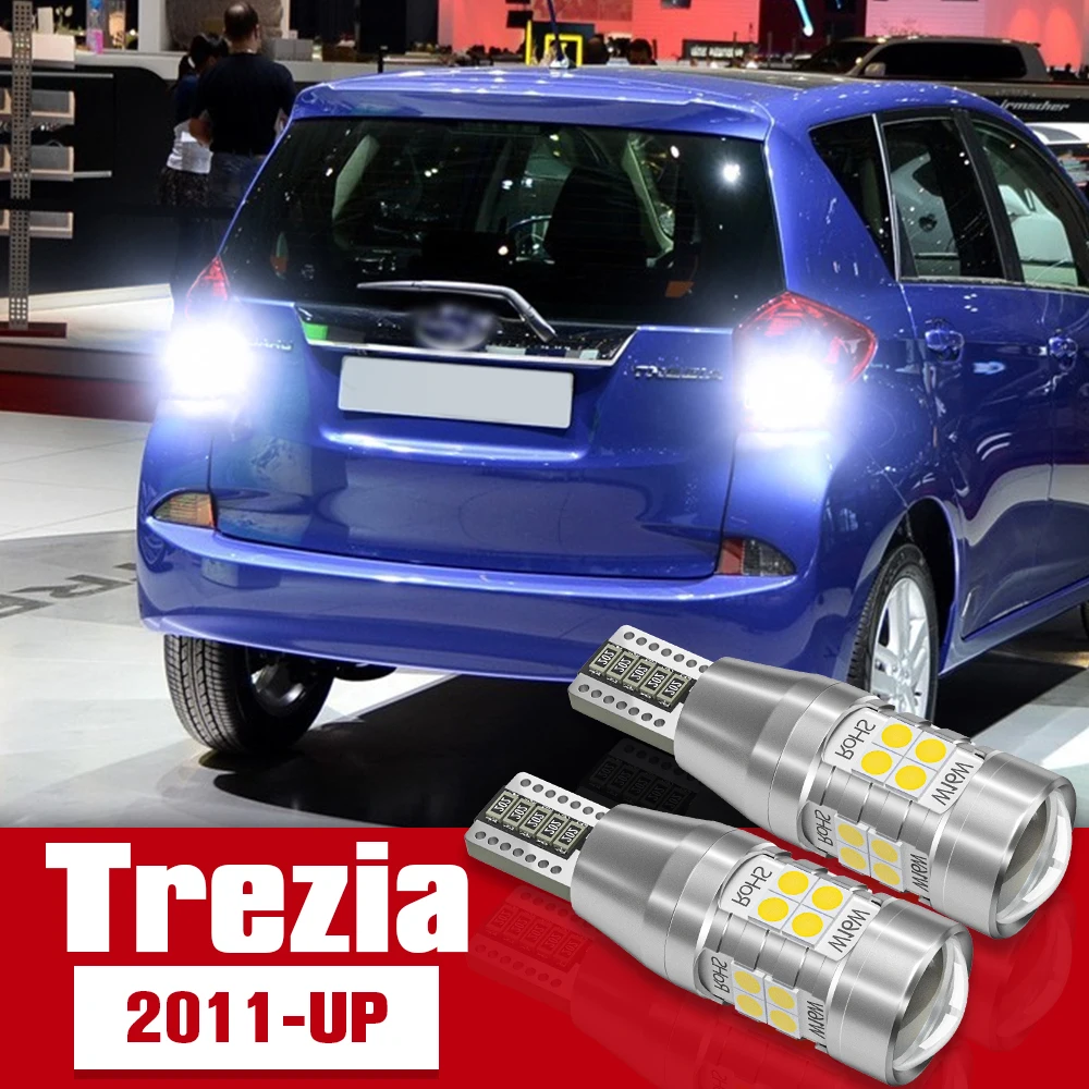 หลอดโคมไฟไฟถอยหลัง LED อุปกรณ์เสริมสำหรับ Subaru Trezia 2011 2012 2013 2014 2ชิ้น