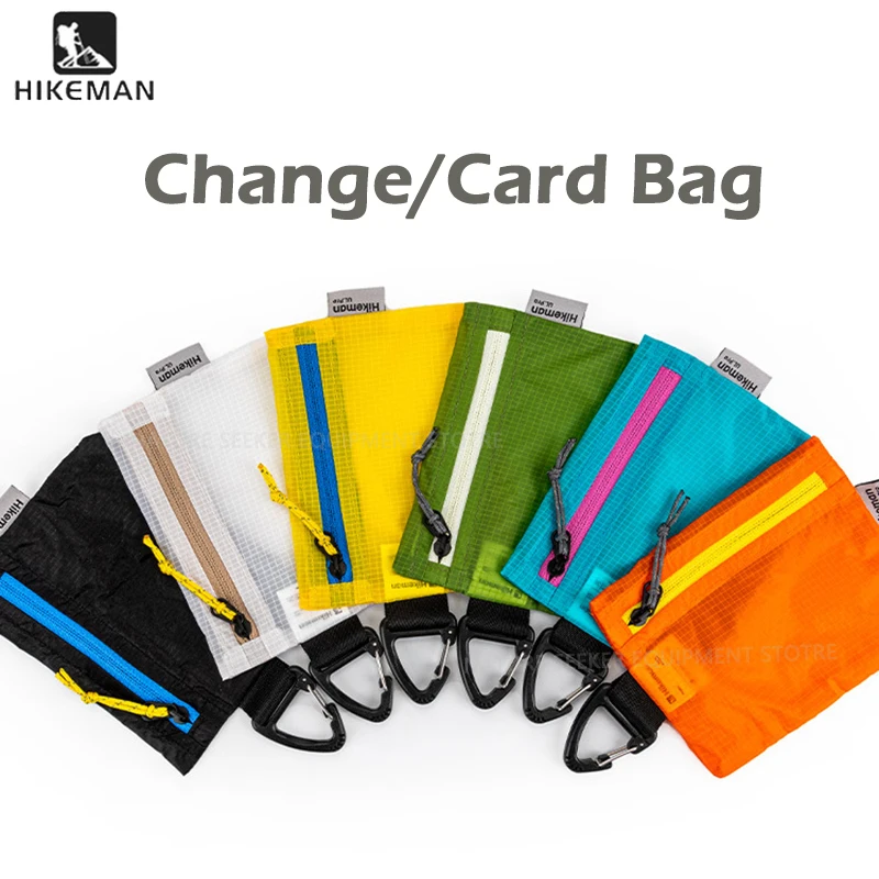 

Hikeman 10g Ultra-Light Card Pouch Waterproof Silicone Organizer Bag for Cards Cash Purse