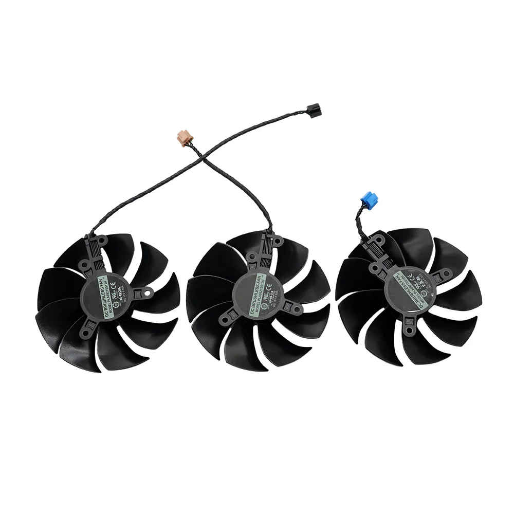 87MM PLA09215S12H Suitable RTX3080 for EVGA RTX 3090 3080TI 3080 3070 3060TI XC3 Ultra/(Black) Game Graphics Card Fan image 3