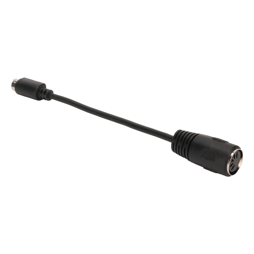 Transfer Cord DIN 5 Pin Female to MIDI 6 Pin Male 15cm/5.9in Plug-and-Play Keyboard Transfer Cable Mouse Transfer Cable for PS2