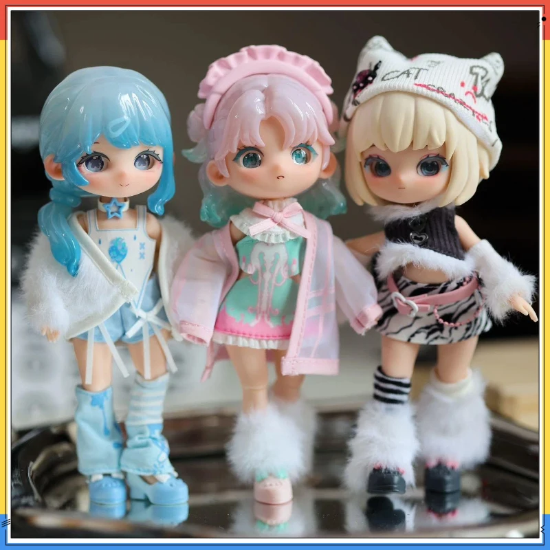 

New Product In Stock Lilioluo Blind Box 2.5 Binary Sweetheart Series Bjd Dolls Trendy Toys Decorative Figurines Festival Gift